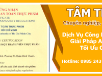 Quy Trình Đăng Ký Chứng Nhận Cơ Sở Đủ Điều Kiện An Toàn Thực Phẩm