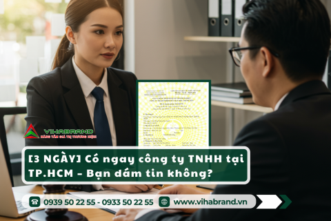 Dịch vụ thành lập công ty TNHH tại TP.HCM: Trọn gói, chỉ từ 3 ngày – Hỗ trợ 100% thủ tục pháp lý