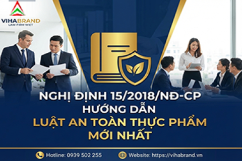 Nghị định 15/2018/NĐ-CP hướng dẫn Luật an toàn thực phẩm mới nhất 