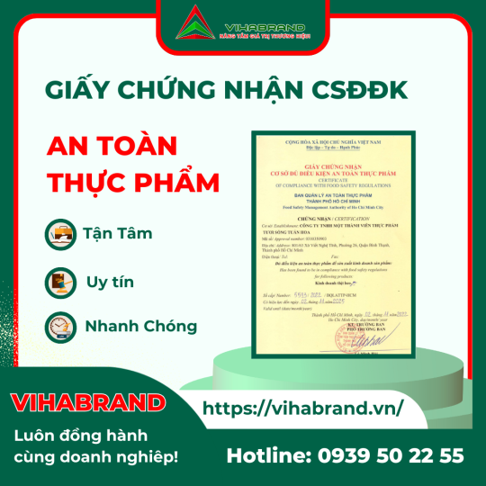 Giấy Chứng Nhận Cơ Sở Đủ Điều Kiện